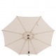 Parasol de aluminio Loompa 3 metros arcilla