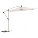 Parasol de acero excéntrico 3 metros arcilla