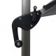 Parasol de aluminio excéntrico 3x4m pizarra
