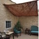 Toldo vela rectangular 3x3m fibra de coco