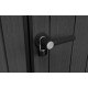 Cobertizo de resina Oakland gris 229x287x242cm 6m2