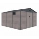 Cobertizo de metal Surrey imitación madera 380x226x340cm 13m2