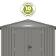 Cobertizo de metal Grunewald gris 240x168x220cm 4,03m2