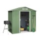Cobertizo de metal Light Verde 196x131x196cm 2,57m2