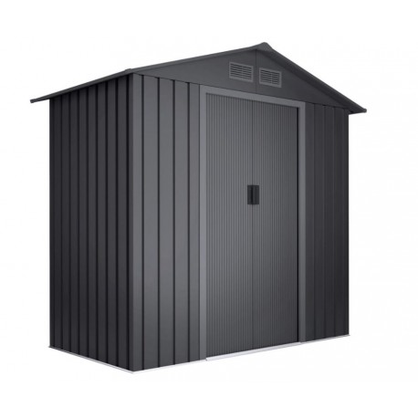 Cobertizo de metal Light Antracita 196x131x196cm 2,57m2