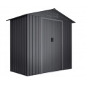 Cobertizo de metal Light Antracita 196x131x196cm 2,57m2