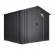 Cobertizo de metal Light Antracita 261x202x202cm 5,27m2