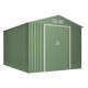 Cobertizo de metal Light Verde 258x313x202cm 8,08m2