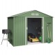 Cobertizo de metal Light Verde 258x313x202cm 8,08m2