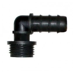 Codo goteo roscado 16mm x 1/2 4uds