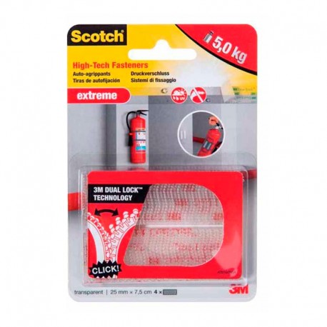 4 tiras de sujección extrema Scotch