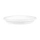 Plato redondo blanco