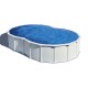 Piscina de acero blanco ovalada Varadero Gre altura 120