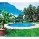 Piscina enterrada de acero redonda Sumatra Gre 350x120cm