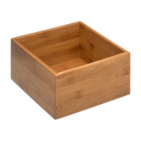 Organizador de bambú para baño