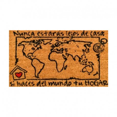 Felpudo coco natural Mi Mundo 40x70cm