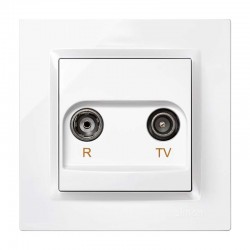 Toma intermedia R-TV empotrable S-10