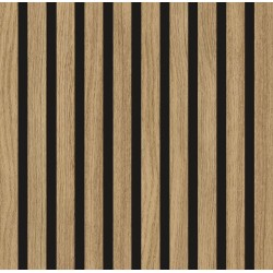 Revestimiento de pared palillería MDF 167x260cm roble bico