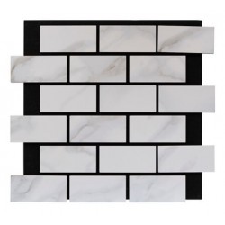 Revestimiento de pared azulejo mármol MDF 61x69cm