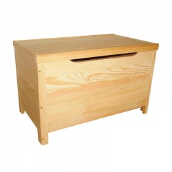 Baúl en madera de pino macizo c/tapa Moz