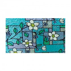 Lámina electroestática con estampado floral Elfos