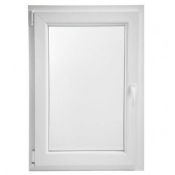 Ventana PVC 1 hoja 80x100cm izquierda