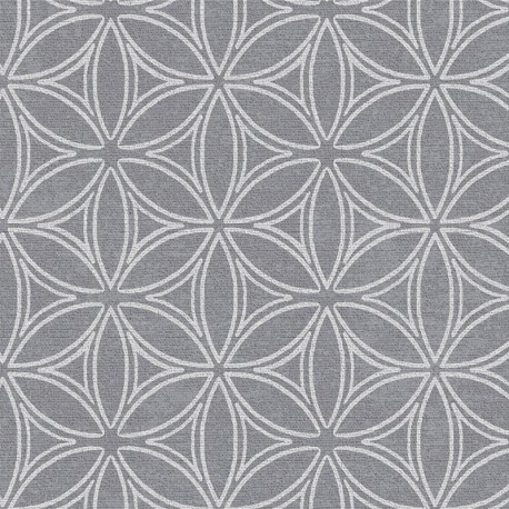 Mantel decorativo Galana gris al corte