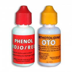 Analizador kit reactivos oto + pH para piscina