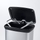 Cubo de basura 50L con pedal plata Decobin