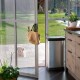 Cubo de basura 50L con pedal plata Decobin