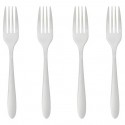 Set de 4 tenedores inox