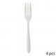 Set de 4 tenedores inox