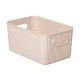 Caja de organización de plástico beige Baobab Tatay 5L