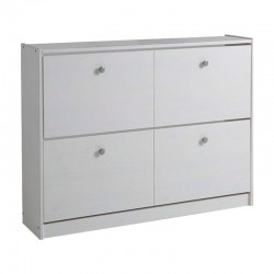 Zapatero 2 trampones blanco Tabac 110x23x80cm
