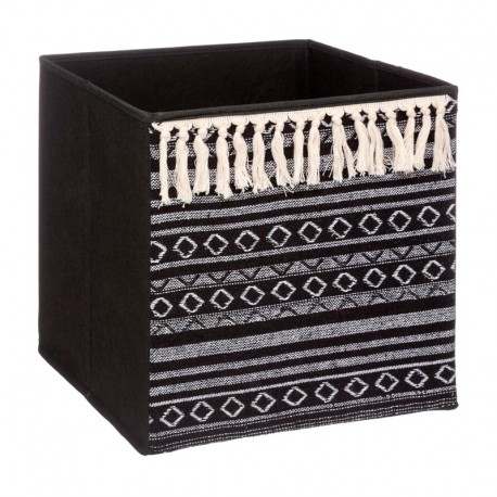 Cesta de almacenamiento étnica 31x31x31cm