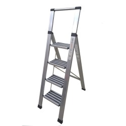 Escalera de aluminio 4 peldaños Rubik