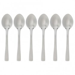 Set de 6 cucharillas café inox