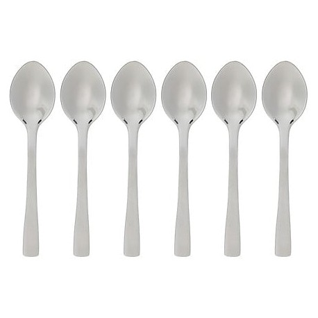 Set de 6 cucharillas café inox
