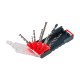 Set de 9 brocas mixtas para metal/madera/piedra KWB