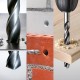 Set de 9 brocas mixtas para metal/madera/piedra KWB
