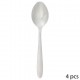 Set de 4 cucharas inox