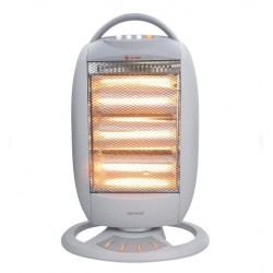 Radiador de infrarrojos giratorio oscilante blanco 1200W