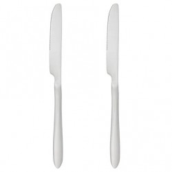 Set de 2 cuchillos inox