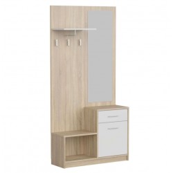 Recibidor Nepo 90x184x30,5cm blanco cambrian