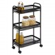 Verdulero metal negro 46,5x26,5x79cm