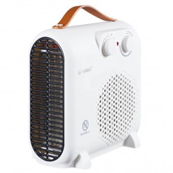 Calefactor eléctrico termoventilador 2000w vertical/horizontal blanco