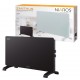 Convector de cristal 2000w negro