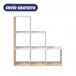 Estantería Mulk escalera 108x28x110cm