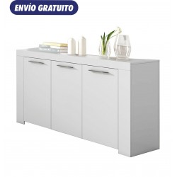 Aparador ambit 3p. blanco 144x42x80cm