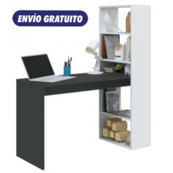 Mesa de escritorio con estantería 120x53x144cm